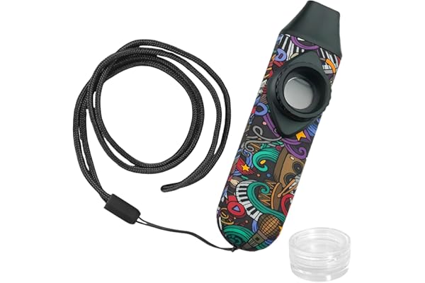 Kazoo Professionnel Plastique Instrument Pro,Jeu Blind Test adapté pour Enfants et Musiciens - Trompette Kazoo pour Jeu et Musique