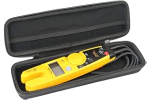 Khanka Eva - Custodia rigida da viaggio per Fluke T5-600/T5-1000Autom con test di continuità (cerniera nera)