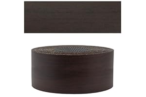 Mprofi MT® - Bordo Effetto Rovere Nera | 45mm x 5m | Facile da Applicare | Bordo Cucina | Bordo in Melaminico | Per Scaffali, Mobili e Pannelli | Bordo Termoadesivo Durevole | Spessore 0,50mm