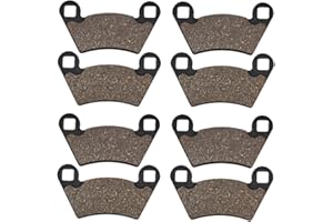 Cyleto - Pastillas de freno delanteras y traseras para Polaris Ranger 700 Efi 6x6 2006 2007 2008 2009 / Ranger XP700 XP 700 4x4 2006/700 Ranger 4x4 EFI LE 2007