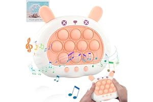 Pop It Fidget Toy, Console de Jeu Quick Push Bubbles, Jeu électronique Fidget, Push Pop Bubble Sensory Fidget Toy, Pop Puzzle Game Machine Cadeau pour Adolescents, Enfants et Adultes (Rose)