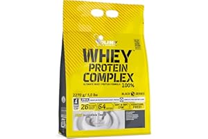OLIMP SPORT NUTRITION Olimp Whey Protein Complex 100% – smak truskawek, 1 opakowanie (1 x 2,27 kg)
