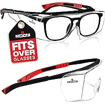 GENYED Safety Glasses – Anti-Scratch, Anti-Fog, UV400 Protection, CE & ANSI Certified (Blue Gray Frame) - View #13