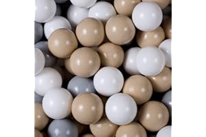 MEOWBABY 50/500 ∅ 7Cm Palline Colorate per Bambini per Piscina di Palline Parco Giochi per la Cameretta dei Bambino Baby Fabbricato in EU