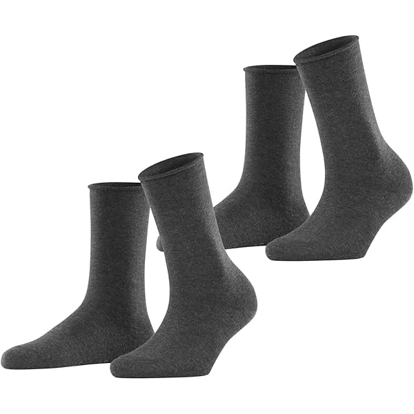 ESPRIT Dames Sokken Plush W Sso katoen eenkleurig 2 paar, Rood Shadow