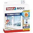 tesamoll Thermo Cover Window Pellicola Isolante per Finestre, Isolante Termico Trasparente per le Finestre, Include Nastro Bi