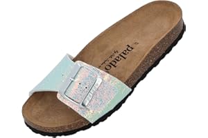 Palado Malta EGS Disco by Sila Sahin Damen Pantoletten - extra bequeme Sandalen mit Weichfußbettung - offene Schuhe für den Sommer