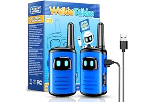 TOYOKID Walkie Talkie Kinder Aufladbar, Geschenk Junge 3-12 Jahre Spielzeug ab 3-10 Jahre Junge Outdoor Spielzeug für Jungen 3-12 Jahre