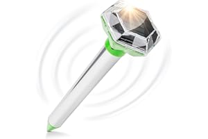 GARDIGO® Solar Maulwurffrei, Maulwurfschreck, Maulwurfvertreiber, Wühlmausschreck