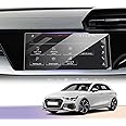 LUWU Compatible with Audi A3 8Y 2021-2024 2025 UK Car Navigation Screen Protector 9H Anti-Scratch GPS Transparant Tempered Film 10.1 inches Glass Screen Protection Film Accessories