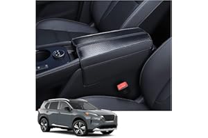 YEE PIN X-Trail T33 pokrowiec na podłokietniki kompatybilny z Nissan X-Trail T33 2022/2023, pokrowiec na podłokietnik środkowy, skórzany pokrowiec ochronny XTrail T33, akcesoria do konsoli środkowej