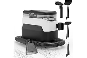 Sealong Dampfreiniger 1650W, Nasssauger mit 1250ML Wassertank, Waschsauger Teppichreiniger mit Hochtemperaturdampf für Teppich, Sofa, Vorhänge, Polster, Autositz, 12 kPa