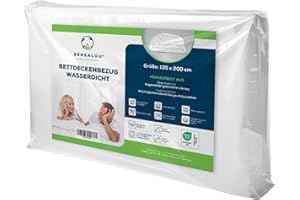 ‎SENSALOU Sensalou Bettdecken Oberbett Decken Inkontinenz Bezug 135 x 200 cm wasserdicht
