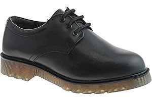 Roamers DEVIN Boys Leather Derby Shoes Black