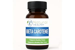 GENERIC Beta Carotene - 120 Tablets - Suitable for Vegans - Source of Provitamin A - Natural & Healthy UK