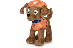 Dinotoys Peluche de la Patrulla Canina de peluche para niños, figuras de cachorro, 19 cm, Chase Marschall Rocky Rubble Sky Zuma