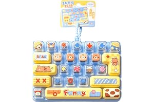 Clicker Fidget för stresslindring, Keyboard Keychain, Keyboard Fidget, 1st