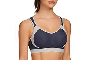 AGONVIN Sports Bras for Women High Impact Plus Size Support Wirefree Running Control