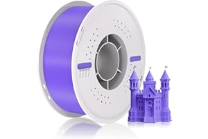 UNITAK3D PLA Filament 1.75mm pour Imprimante 3D,Précision Dimension+/-0.03mm Refill Filament Compatible with Bambu Lab A1/X1/P1/Anycubic Kobra 3/3 V2/S1/Creality K1/K2 Plus/Hi Combo FDM-1KG-Violet