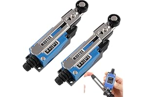 DYIOUXIN Interruptor Final de Carrera,Ajustable Final de Carrera,ME-8108 Interruptor de Límite,para Máquinas y Otros Equipos Eléctricos,2 Piezas