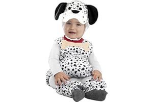 Funidelia | Dalmatian Dog Costume for Babies for baby Animals, Puppy - Costume for baby accessory fancy dress & props for Halloween, carnival & parties - White