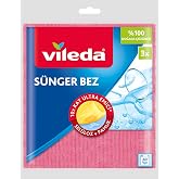 Vileda 141161 Sponge Cloth, Extra durable, Multi-purpose, Pack of 3