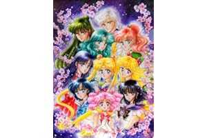 DVBQQWE Diamant-Malerei-Set für Erwachsene, Sailor Moon Diamantkunst, 5D-Malerei mit Diamanten, DIY-Malset, Malen nach Zahlen mit Edelsteinkunstbohrer und Punkten, 30,5 x 40,6 cm