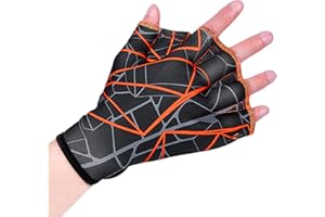 RUIXIA Gants Palmés Natation Gants de Natation Gants Aquatiques Gants d'Entraînement de Natation Palmes de Natation pour Adulte Gants de Plongée pour Natation,Les Sports Nautiques