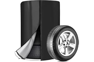 ‎MELLYSTORE Reifentasche Universale Reifenabdeckung Auto Reifentaschen Wasserdicht Staubdicht Reifenhülle Reifensack 18 19 20 21 22 Zoll Auto Reifenschutzhülle Reifentüten Autoreifen Tasche für 4 Reifen 85*120cm
