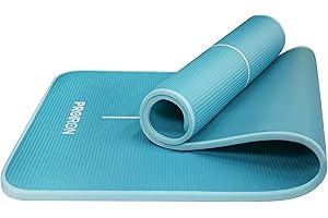 ‎PROIRON PROIRON Gymnastikmatte, Turnmatte für Zuhause mit Tragegurt Trainingsmatte Rutschfest, Yoga Matte Dick 10/15mm und Sportmatte Fitnessmatte Yogamatte Pilates Matte für Heimtraining