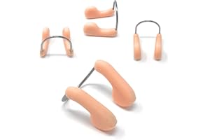 AQASKIN Pinza para la nariz profesional – Tapón para la nariz o la piscina – Descuentos de cantidad – Pinzas para la nariz para niños y adultos – Unisex – Cantidad de paquetes: 1 – 10 – 25 – 50 – 100 unidades