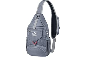 Waterfly Mochila Cruzada Plegable Pequeña Bolso de Hombro, Bolsa de Pecho para Senderismo Viajes Hombres y Mujeres