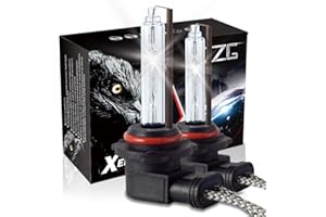 DZG HIR2 HB3 HB4 9012 9005 9006 HID Xenon Bulbs Headlight Replacement Kit 35W 6000K White Car, 1 Pair