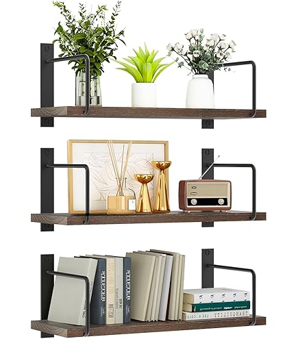 SRIWATANA Wandrek, 5 stuks, zwevende planken, maximale belasting