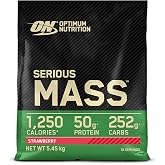 ON Optimum Nutrition Serious Mass Strawberry Flavored 5.45kg 16 Service