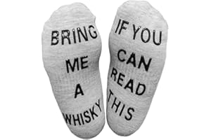Himozoo If You Can Read This Bring Me Beer Whisky Socks Luxury Cotton Novelty Socks - Perfect Gag Gift or Funny Birthday Present Idea…