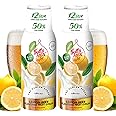 2 Pack - FruttaMax Sugar-Free Lemon Beer Syrup – 50% Real Fruit | Low-Calorie Drink Syrup for Soda Makers, Cocktails & Desserts – 2x500ml - Minions