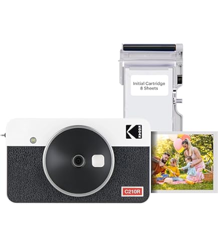 Kodak Mini Shot 3 Retro C300RY Aparat, Żółty, 76 x 76mm
