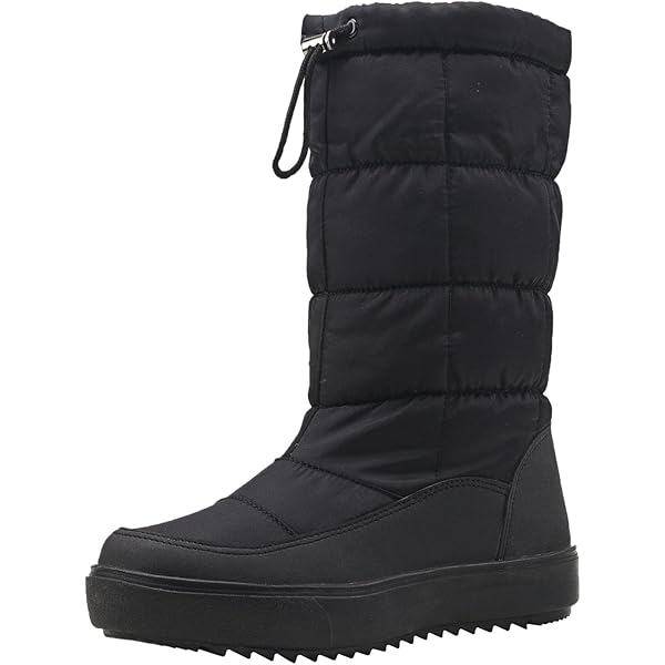 Kefas GRANDBOOT Stivali da Neve Donna – Doposci Outdoor – Scarpe Neve Termiche Impermeabili con Fodera Calda e Suola Antiscivolo – Glitter Oro