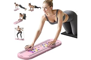 MOVOCA Pilates Board for Home Workout, Adjustable Resistance, Portable and Foldable, Full Body Exercise Equipment for Strength, Flexibility, and Core Training