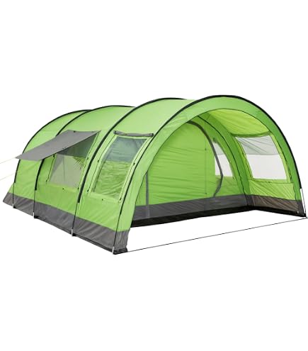 Naturehike Village 6.0 M² Tente Familiale Pop-up Automatique – 4 à 6 Personnes, Grand Tunnel Pour Camping/voiture/plein Air