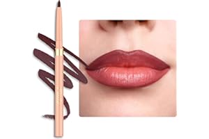 OULAC Delineador de Labios Morado Mate, Lip Liner Resistente al Agua que Dura 24 Horas +, a Prueba de Manchas, Muy Pigmentado, Suave, Contorno de Labios, Vegan LL07 Heartfelt