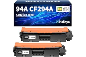Halloya 94A CF294A 2-Pack Compatible Toner Cartridge Replacement for HP CF294A 94A for HP Laserjet Pro M118dw MFP M148dw M148fdw M149fdw(con Chip)