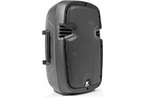 Vonyx SPJ-800A, PA Aktiv Lautsprecher, DJ Box, 200 Watt 8 Zoll High End aktiver Speaker, DMX, Cinch, mit Tophat, Rollen, Fernbedienung, PA-Speaker, Monitor Boxen, Karaoke, DJ-PA-Equipment, Schwarz
