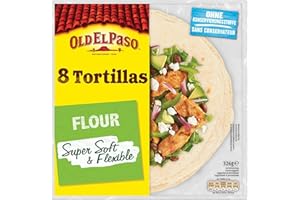 ‎OLD EL PASO Old El Paso Weizen Tortillas – Mexikanische Wraps aus Weizen – 1 x 326 g