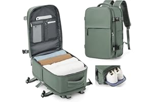 SZLX Mochila al Vacío con Bomba Mochila Viaje Cabina Avion 40x30x20 Ryanair Equipaje de Mano 40x20x30 Vueling Wizzair Mochila Viaje Cabina Avion 40x20x25 Mujer Hombre Bolsas de Viaje 45x36x20 Easyjet