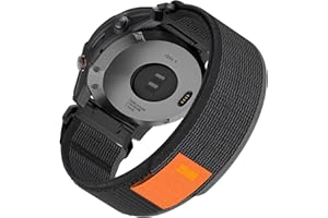 Osinaga Bracelet Feinx 8 47mm/Fenix 7, 22mm Nylon QuickFit Sport Bracelet pour Fenix 7 Pro/Fenix 6/Fenix 6 Pro/Fenix 5/Fenix 5 Plus/Forerunner 935/Forerunner 945/Instinct 2/Approach S60/Approach S62