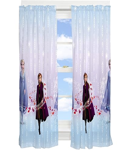 Jacquard Feaer Single Panel Curtain, White Polyester Curtain For Living Room
