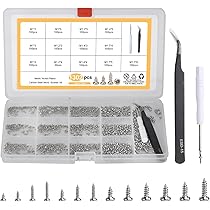 Set 1200 Viti Autofilettanti Mini - Per Riparazioni Orologi, Telefoni, PC - Foto 2