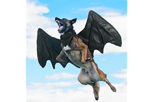 Onmygogo Funny Reindeer Pet Costumes for Dog, Cute Furry Pet Wig for Halloween Christmas, Pet Clothing Accessories